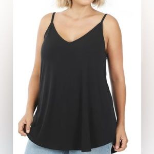 Zenana 🆕 Reversible black tank